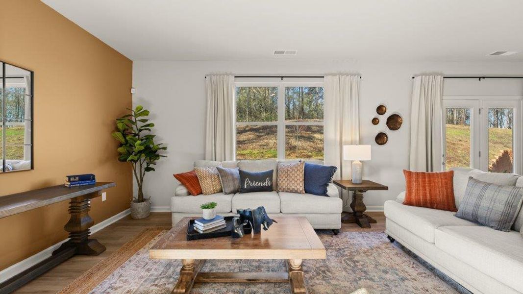 Representative furnished interior of a home built from the GALEN by D.R. Horton in Oconee Overlook, Gainesville (Image 21). Representative furnished interior of a home built from the GALEN by D.R. Horton in Oconee Overlook, Gainesville (Image 21).