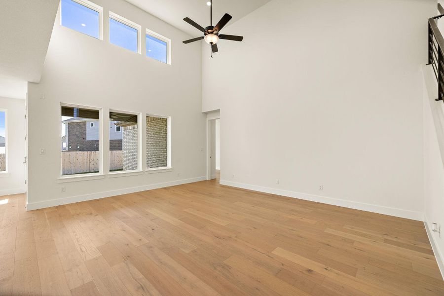 Spacious, unfurnished interior of a new home in Blackhawk in Pflugerville, Pflugerville (Image 21).