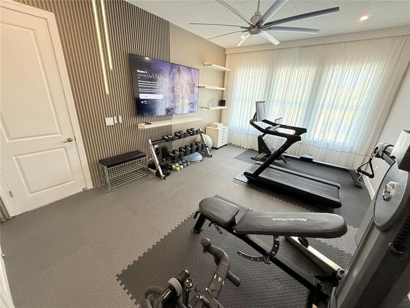 Gym - First floor master suite