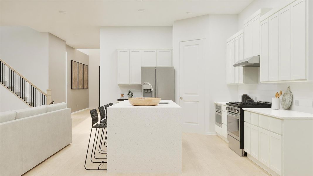 Furnished interior view inside a new home in Anniston, Katy (Image 8).