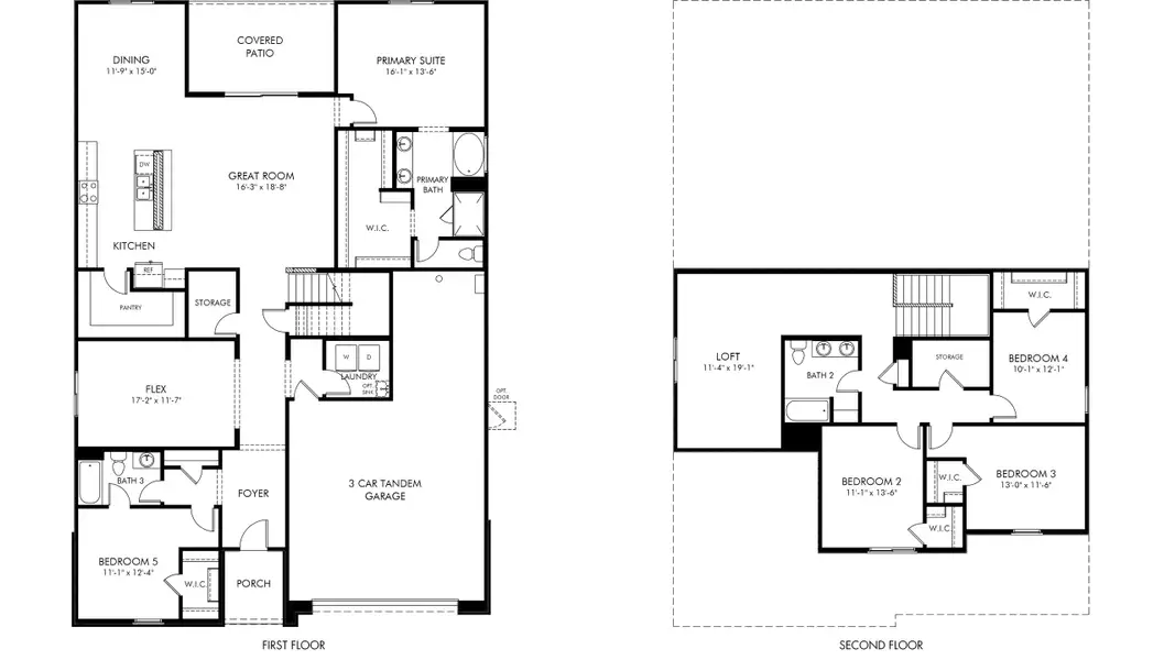 2D floor plan layout of this home in Blossom Rock Signature Series, Apache Junction, AZ (Image 2). 2D floor plan layout of this home in Blossom Rock Signature Series, Apache Junction, AZ (Image 2).