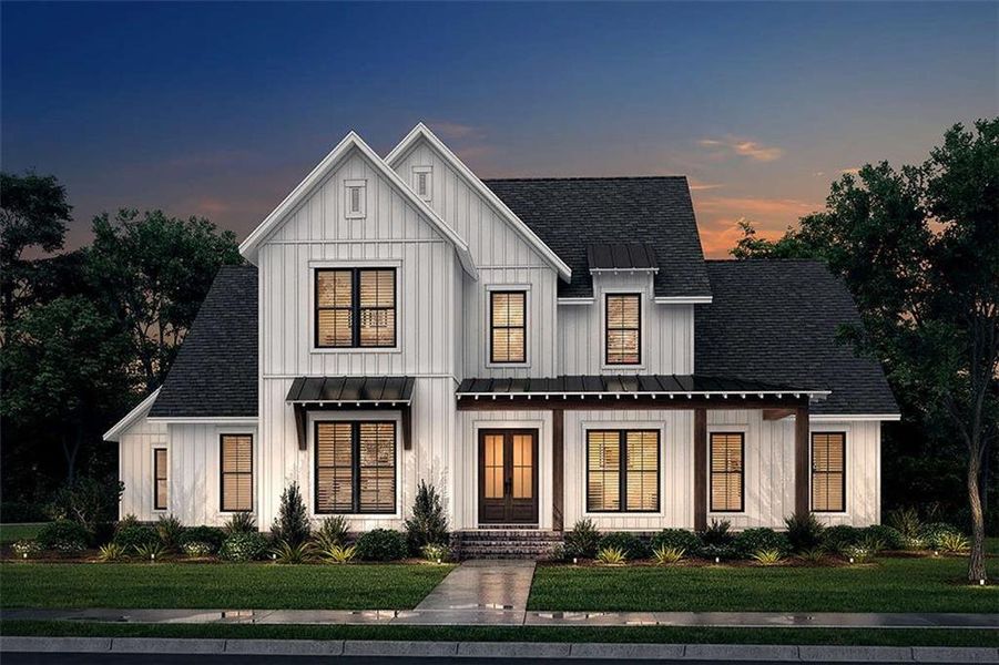 Front exterior of a new home in , Maysville, GA, highlighting curb appeal (Image 22).