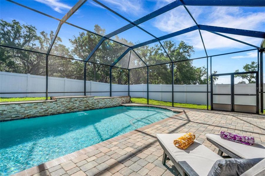 Exterior details and patio area of a home in , Lakeland (Image 4). Exterior details and patio area of a home in , Lakeland (Image 4).