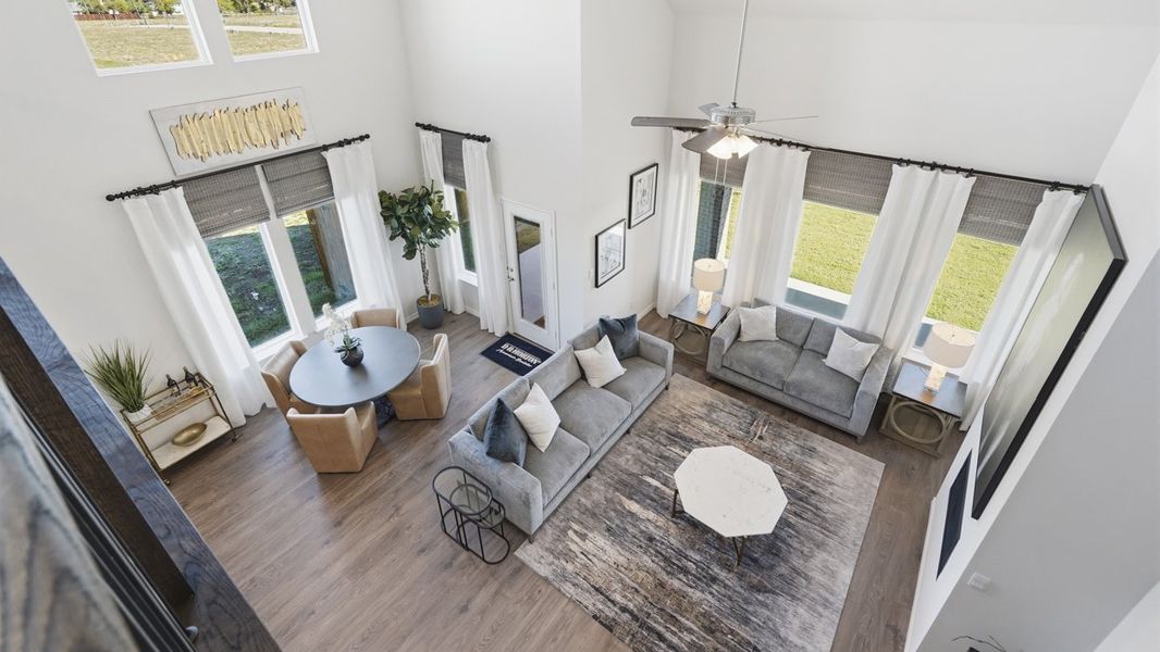 Representative furnished interior of a home built from the Englewood by D.R. Horton in Morning Ridge, Princeton (Image 14). Representative furnished interior of a home built from the Englewood by D.R. Horton in Morning Ridge, Princeton (Image 14).
