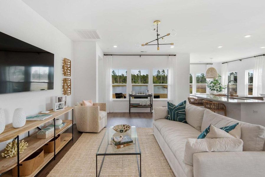 Furnished interior view inside a new home in Carnes Crossroads: Arbor Collection, Summerville (Image 5).