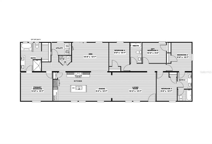 2D floor plan layout of this home in , Brooksville, FL (Image 3). 2D floor plan layout of this home in , Brooksville, FL (Image 3).