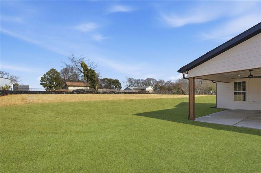 Exterior details and patio area of a home in , Stone Mountain (Image 28).