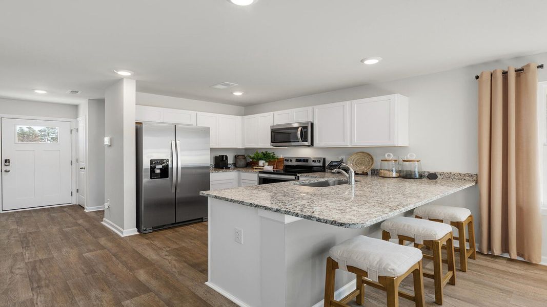 Furnished interior view inside a new home in McKenzie Gardens, Brunswick (Image 6).