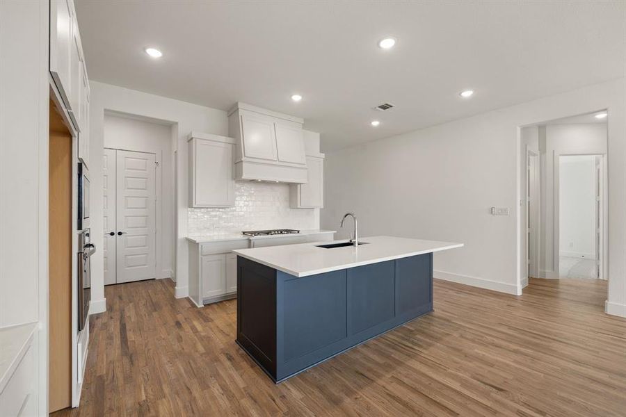 Furnished interior view inside a new home in Settlers Glen, New Fairview (Image 7).