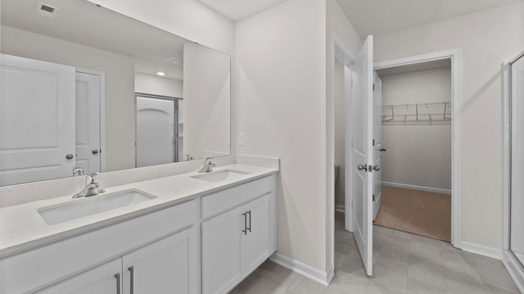 Furnished interior view inside a new home in Ridgewood Farms, Winterville (Image 8).