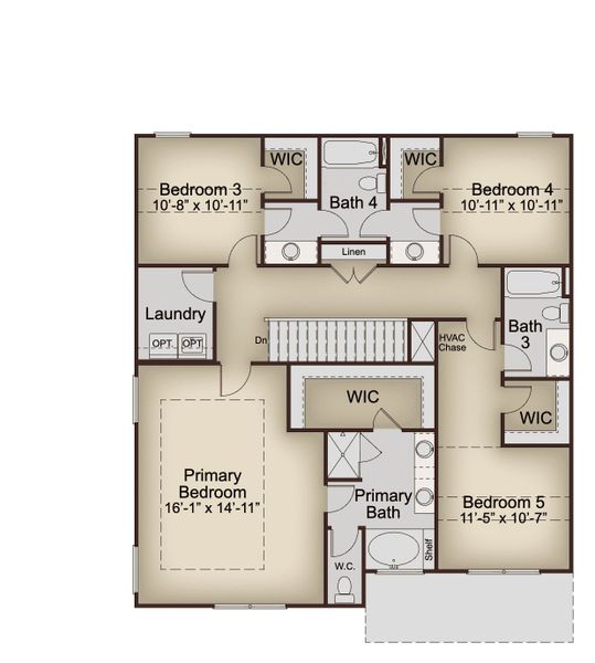 2D floor plan layout of this home in Highland Park, Stonecrest, GA (Image 4). 2D floor plan layout of this home in Highland Park, Stonecrest, GA (Image 4).