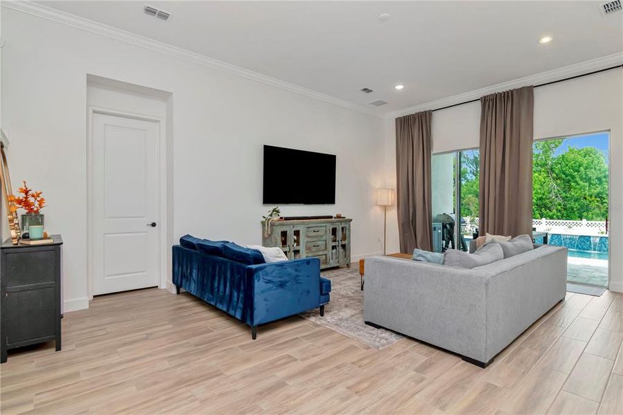 Furnished interior view inside a new home in , Apollo Beach (Image 3). Furnished interior view inside a new home in , Apollo Beach (Image 3).