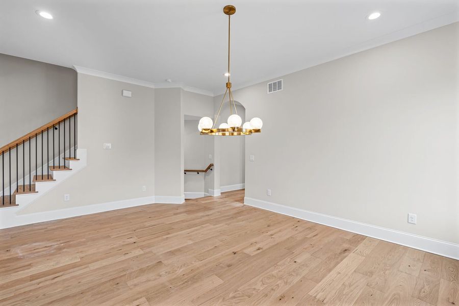 Representative unfurnished interior of a home built from the The Livingston by JW Collection in Laurel View, Suwanee (Image 18). Representative unfurnished interior of a home built from the The Livingston by JW Collection in Laurel View, Suwanee (Image 18).