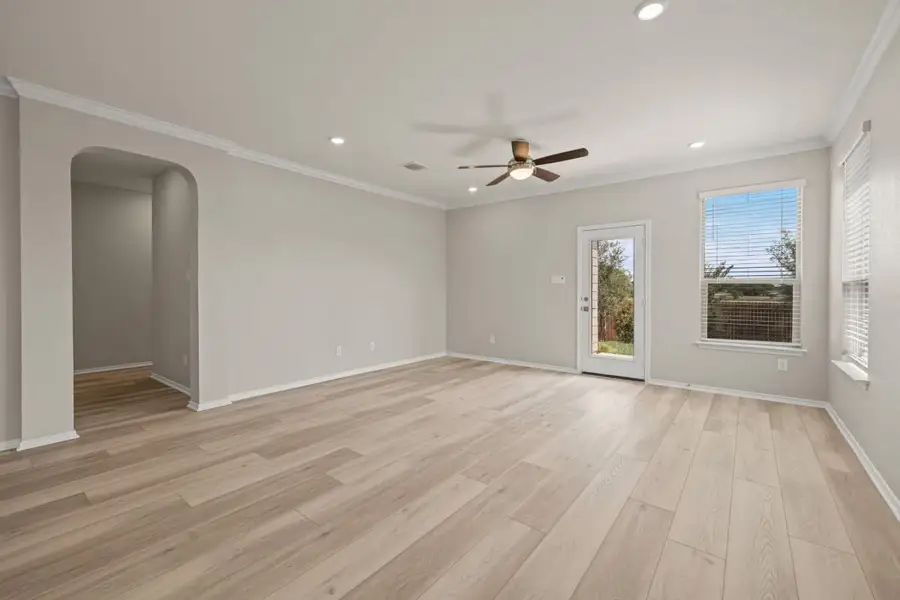 Spacious, unfurnished interior of a new home in Hidden Trails, Belton (Image 16). Spacious, unfurnished interior of a new home in Hidden Trails, Belton (Image 16).