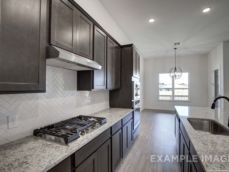 Furnished interior view inside a new home in Potranco Oaks, Castroville (Image 4). Furnished interior view inside a new home in Potranco Oaks, Castroville (Image 4).
