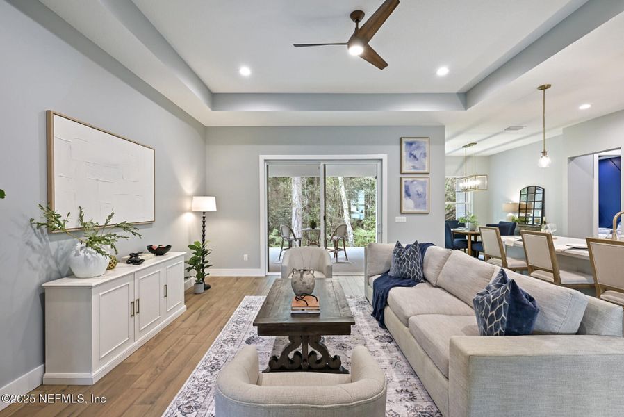 Furnished interior view inside a new home in , Jacksonville (Image 10).