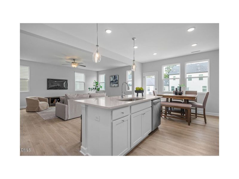 Furnished interior view inside a new home in Gregory Village, Lillington (Image 3).