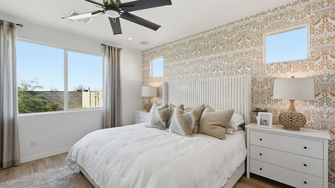 Representative furnished interior of a home built from the Bluebell by DRB Homes in Apache Farms, Buckeye (Image 21).