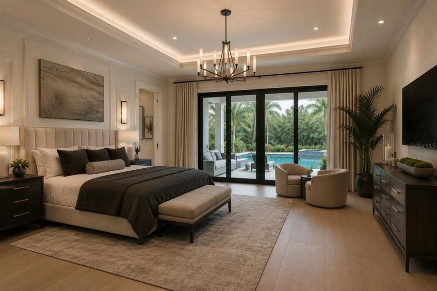 Furnished interior view inside a new home in , Odessa (Image 34).