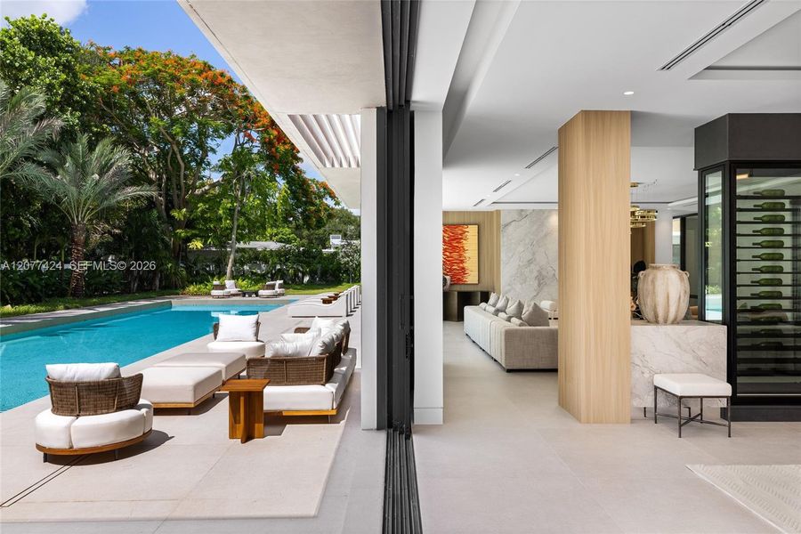 Exterior details and patio area of a home in , Pinecrest (Image 26). Exterior details and patio area of a home in , Pinecrest (Image 26).