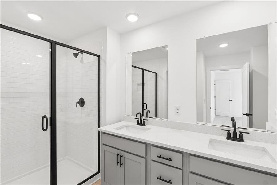 Furnished interior view inside a new home in Grandview Terrace, Canton (Image 6). Furnished interior view inside a new home in Grandview Terrace, Canton (Image 6).