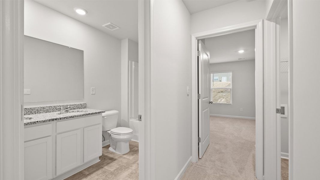 Furnished interior view inside a new home in The Abbey at Trolley Run Station, Aiken (Image 7).