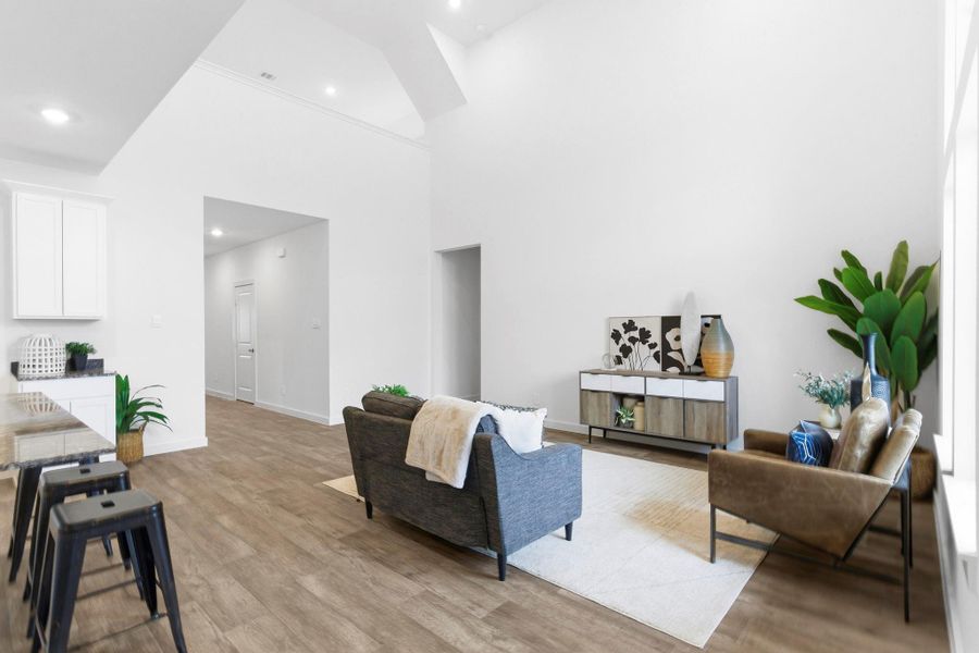 Furnished interior view inside a new home in Evergreen, Rosenberg (Image 9).