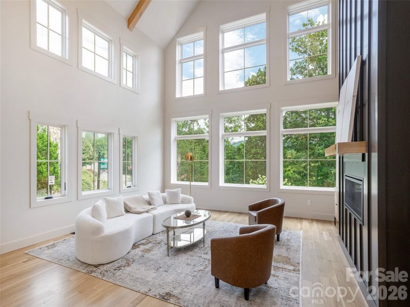 Furnished interior view inside a new home in , Asheville (Image 8).