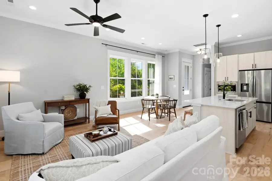 Furnished interior view inside a new home in , Asheville (Image 8).