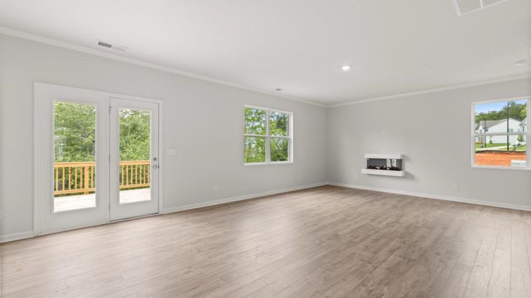 Spacious, unfurnished interior of a new home in Thompson Ridge, Dallas (Image 17). Spacious, unfurnished interior of a new home in Thompson Ridge, Dallas (Image 17).