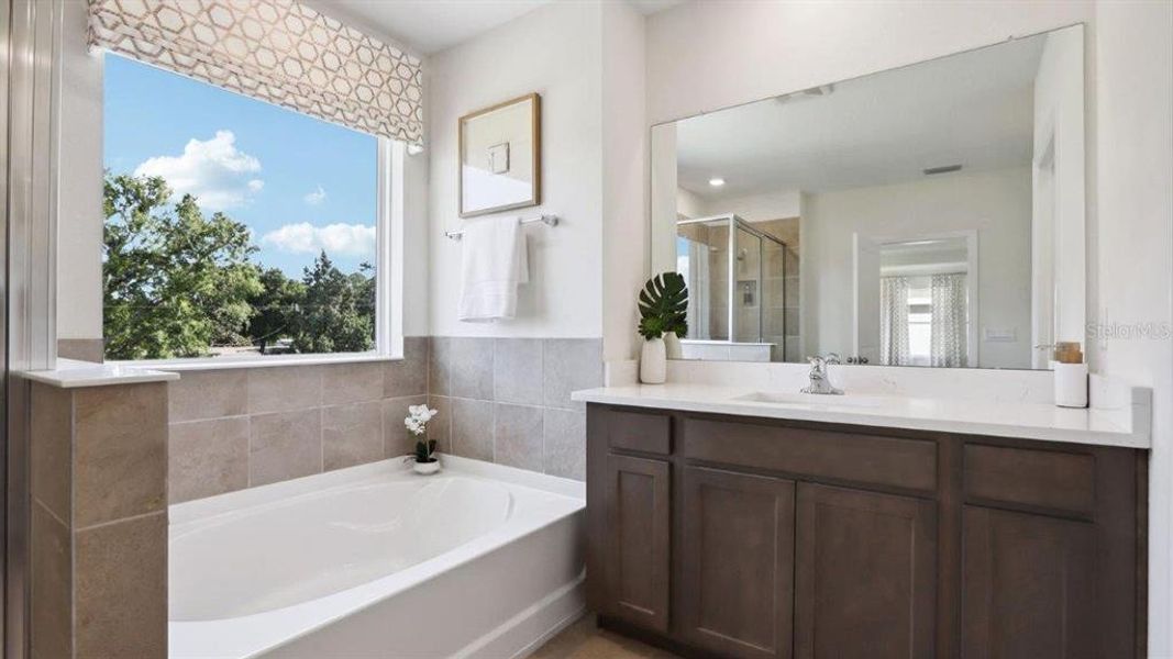 Furnished interior view inside a new home in , Wesley Chapel (Image 23).