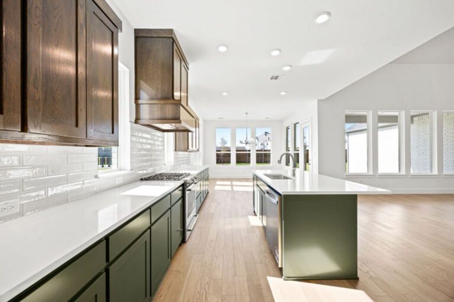 Furnished interior view inside a new home in Chatham Reserve, Providence Village (Image 20).