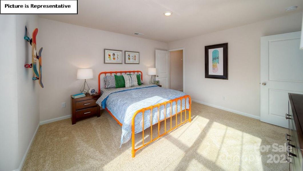 Furnished interior view inside a new home in Lakeshore at Windstone, Mooresville (Image 15).