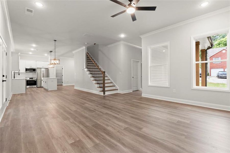 Spacious, unfurnished interior of a new home in , Stone Mountain (Image 20).