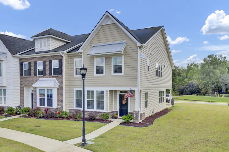 Front exterior of a new home in , Summerville, SC, highlighting curb appeal (Image 22).