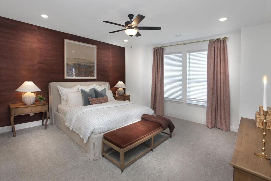 Representative furnished interior of a home built from the Emberly by Drees Custom Homes in Mosaic Townhomes, Celina (Image 13). Representative furnished interior of a home built from the Emberly by Drees Custom Homes in Mosaic Townhomes, Celina (Image 13).