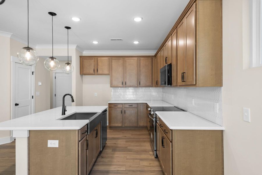 Furnished interior view inside a new home in Harbor Crossing, Greensboro (Image 12).