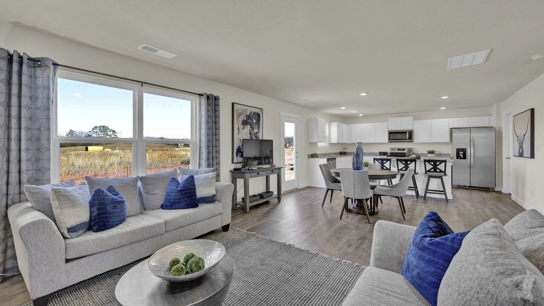 Furnished interior view inside a new home in Timber Creek, Rossville (Image 28).