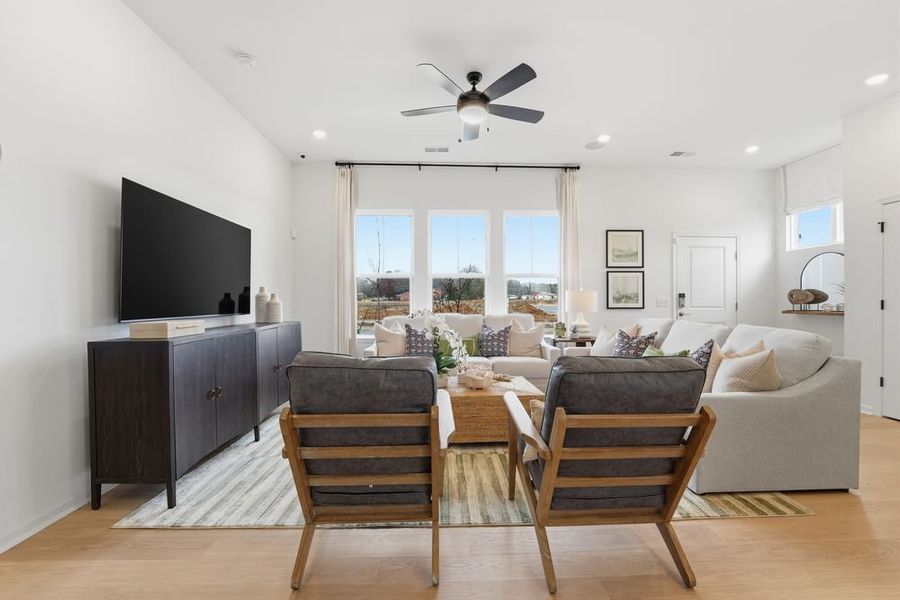 Furnished interior view inside a new home in Indian Trail Townhomes, Indian Trail (Image 10).