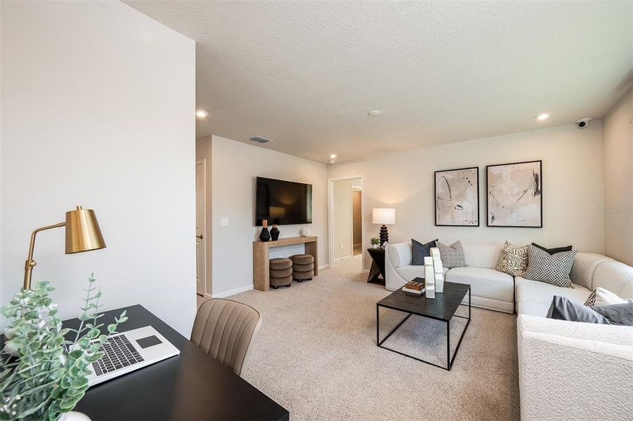 Furnished interior view inside a new home in Sanderling, Palmetto (Image 18).