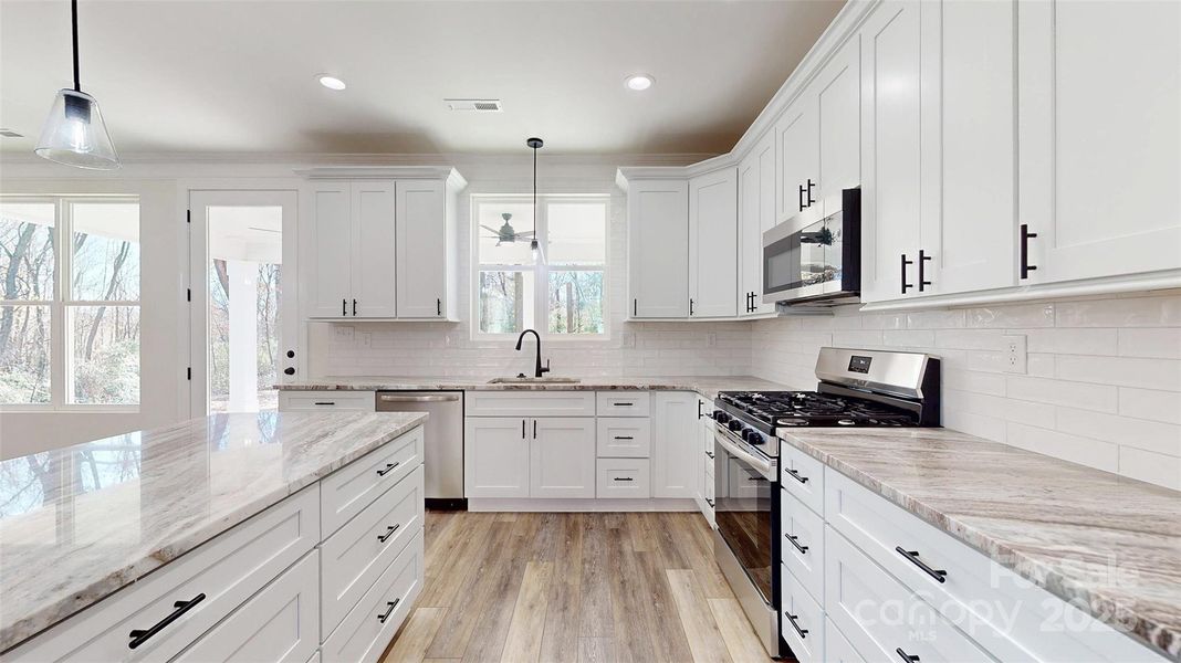 Furnished interior view inside a new home in , Monroe (Image 6). Furnished interior view inside a new home in , Monroe (Image 6).