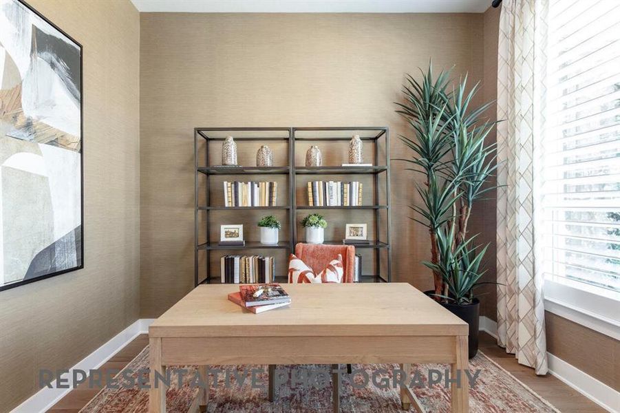 Furnished interior view inside a new home in Sonoma Verde, McLendon-Chisholm (Image 32).