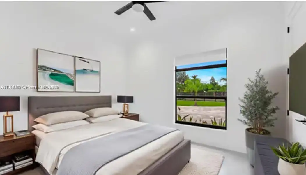 Furnished interior view inside a new home in , Miami (Image 6).