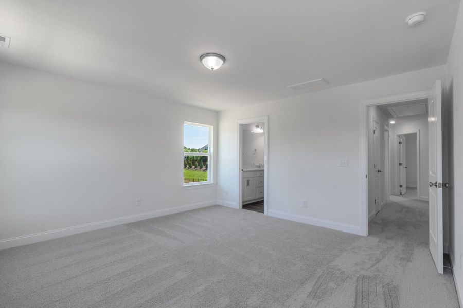 Spacious, unfurnished interior of a new home in Enclave at Traditions Townhomes, Wake Forest (Image 18).