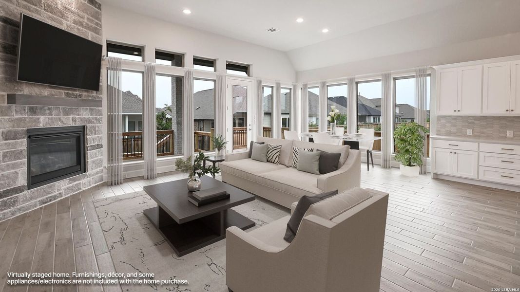 Furnished interior view inside a new home in Mayfair, New Braunfels (Image 5).