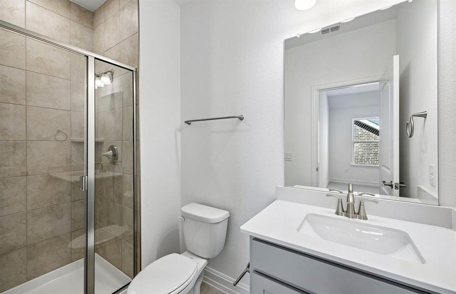 Secondary bathroom