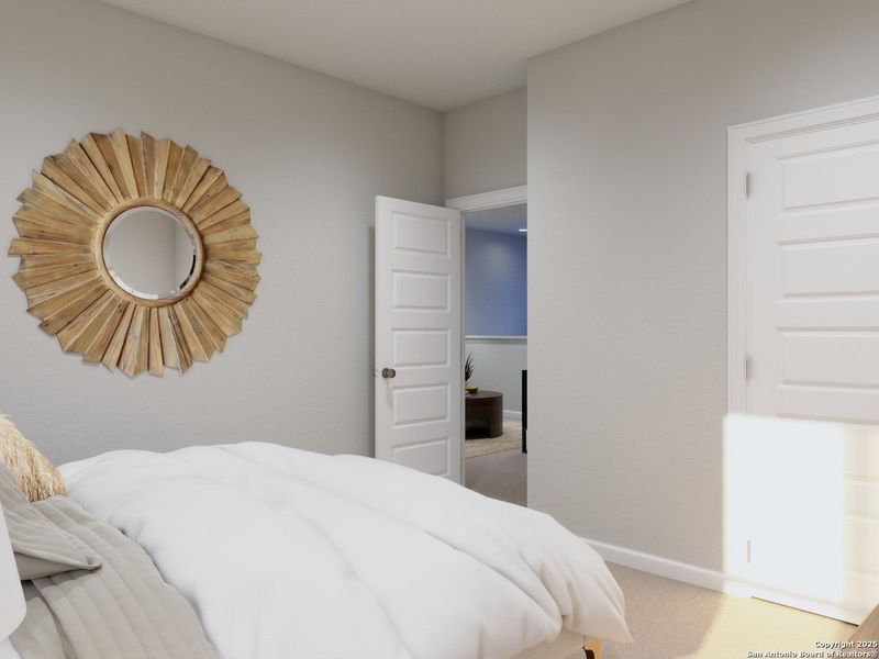 Furnished interior view inside a new home in Melissa Ranch, San Antonio (Image 15).