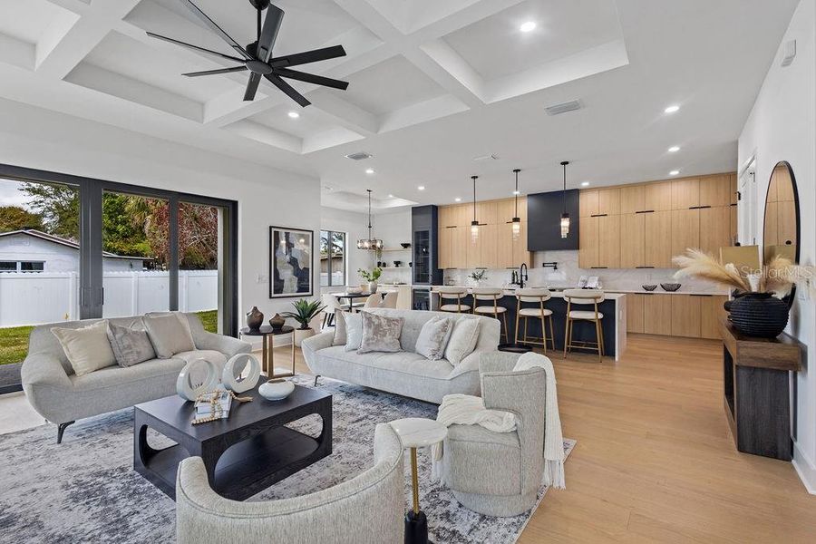 Furnished interior view inside a new home in , Tampa (Image 41). Furnished interior view inside a new home in , Tampa (Image 41).