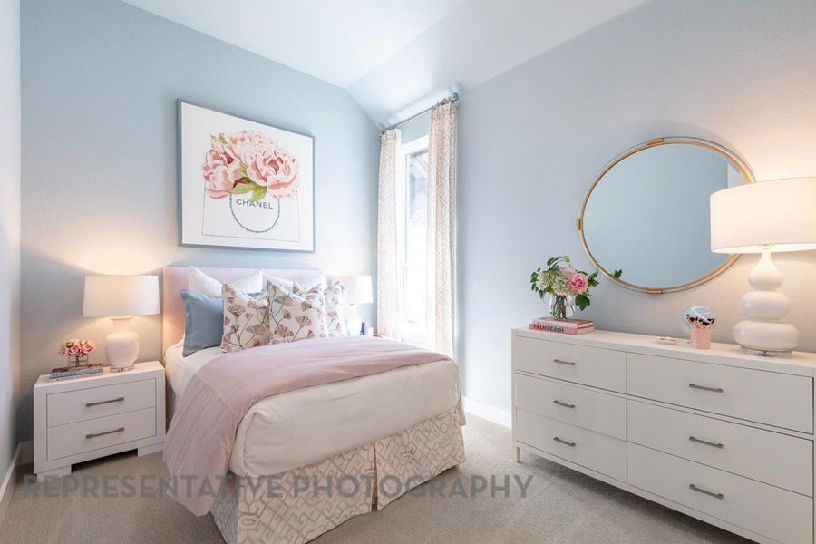 Furnished interior view inside a new home in Wolf Ranch, Georgetown (Image 12).