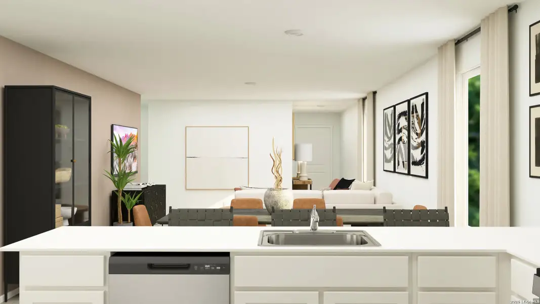 Furnished interior view inside a new home in Hidden Oasis, San Antonio (Image 16).